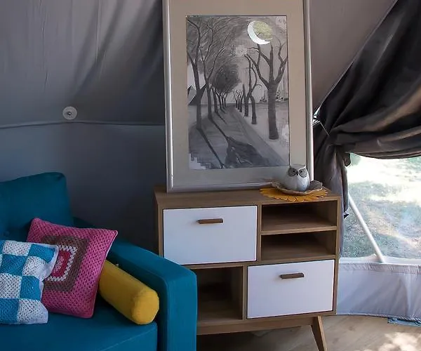 Glamping Podgrodzie Luxusní stan Nowe Warpno